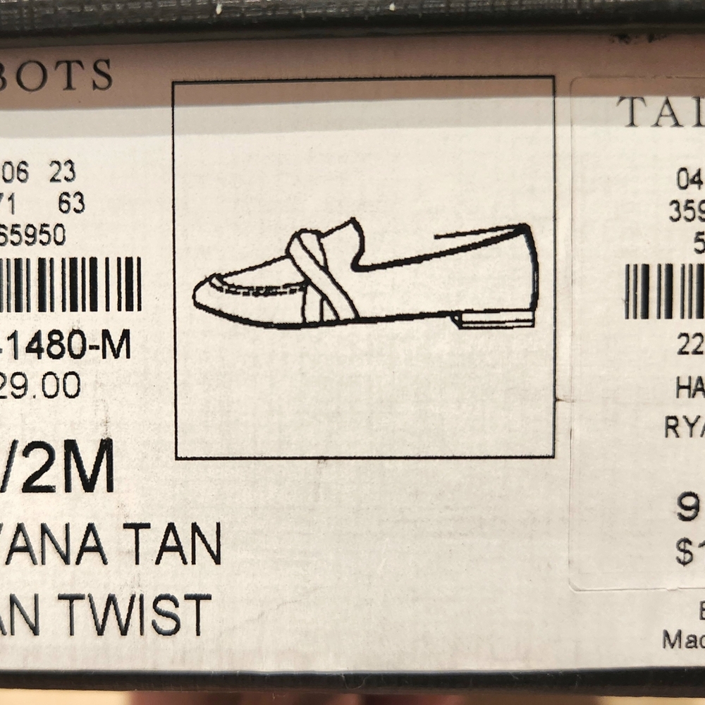 Talbots Ryan Twist Havana Tan Leather Loafers 9.5M NWT - Picture 8 of 8